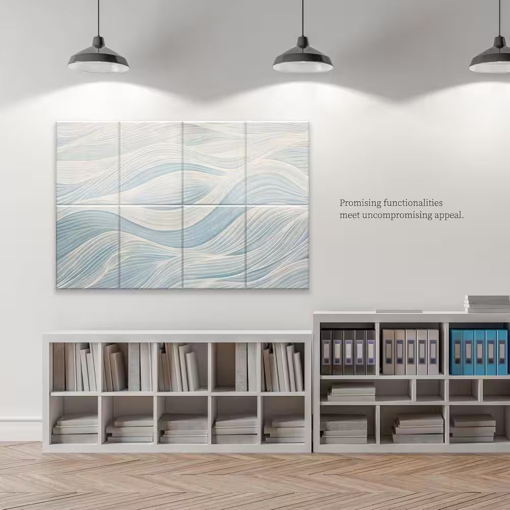 8-Pack Sound Absorbing Wall Panels - Large Acoustic Tiles
