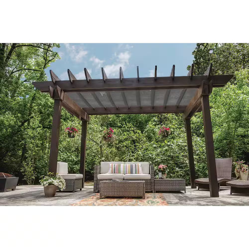 6x50 Black Sun Shade Fabric - Outdoor Mesh Cloth Cover