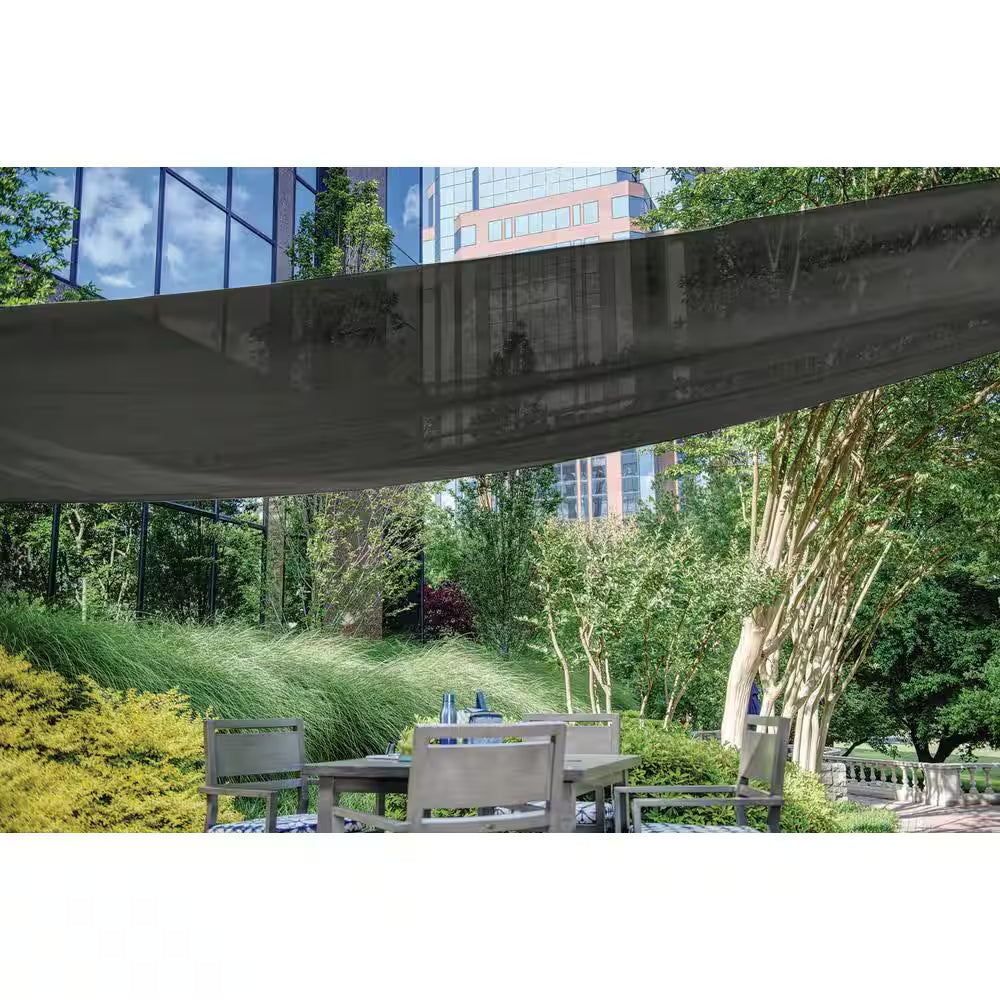 6x50 Black Sun Shade Fabric - Outdoor Mesh Cloth Cover