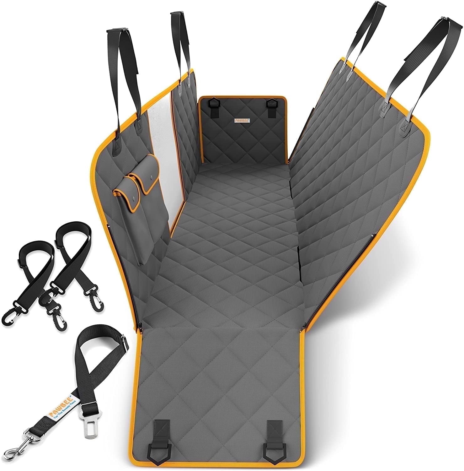 Waterproof Dog Car Seat Hammock With Mesh Window
