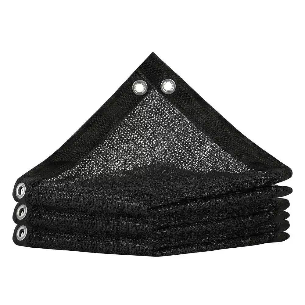 8x12 Black Shade Cloth - 70% Outdoor Sun Block Cover