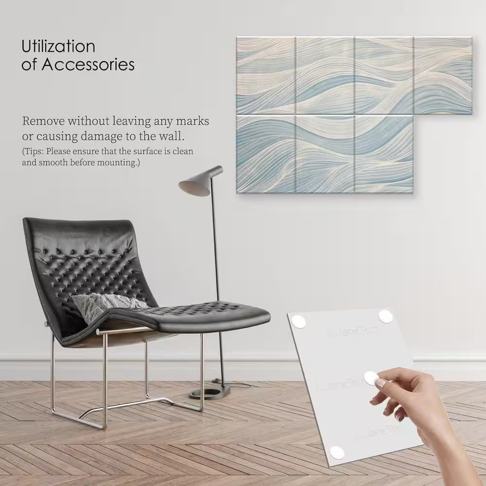 8-Pack Sound Absorbing Wall Panels - Large Acoustic Tiles