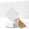 12-Pack White Sound Absorbing Panels - 12x12 Foam Tiles